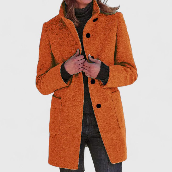 Elena – Manteau classique en mélange de laine