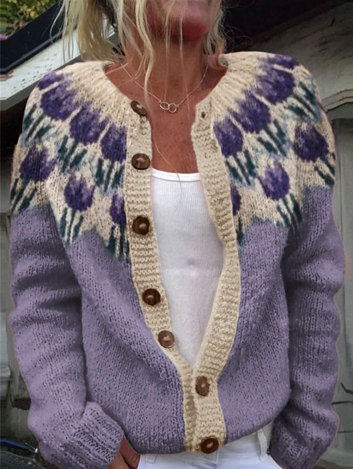 Keysha | Gilet à Motif Floral Chic pour un Look Stylé
