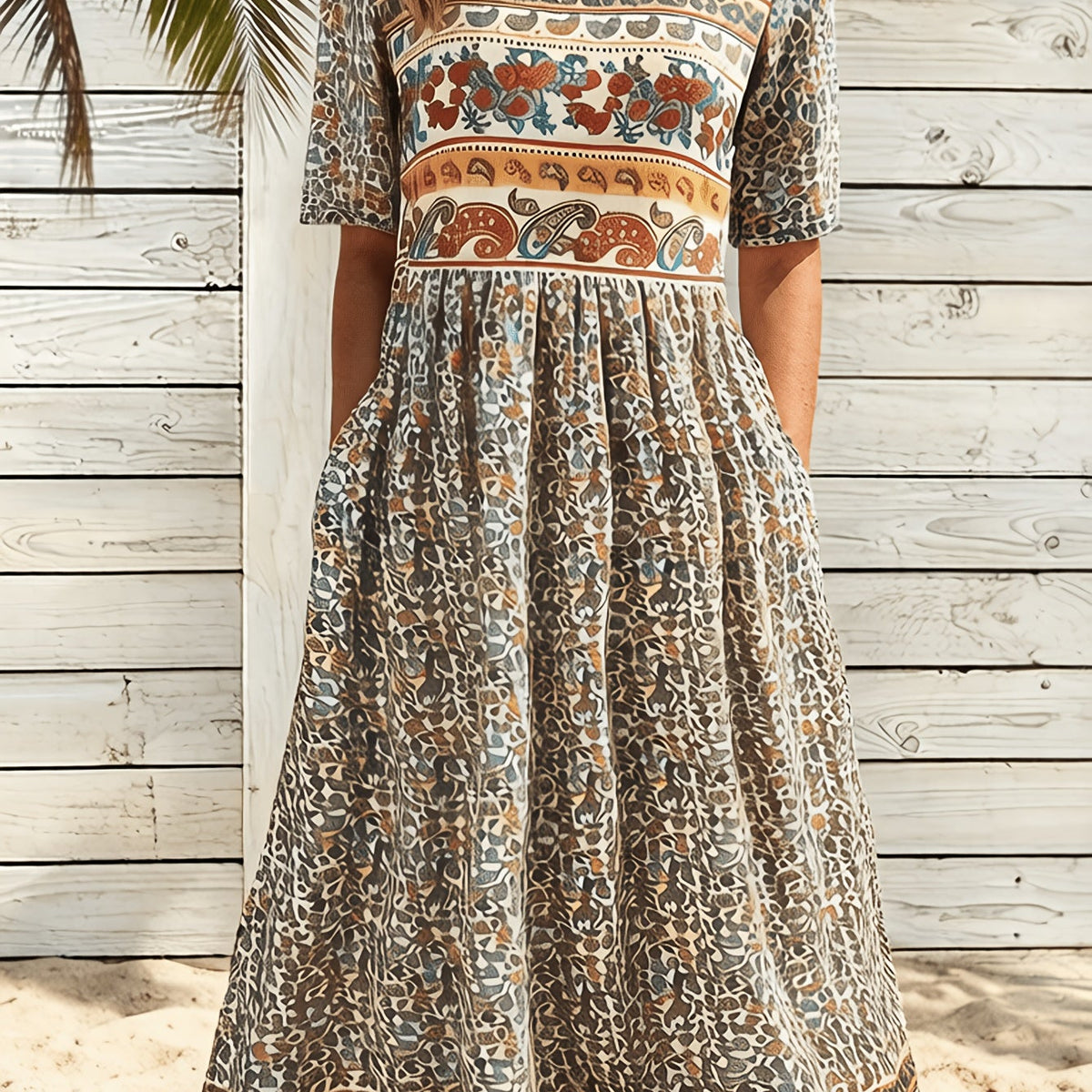 Evelyn | Elegant Bohemian Maxi Dress