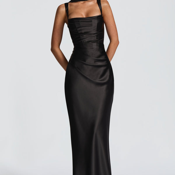 Calanthe Maxi Dress - Black