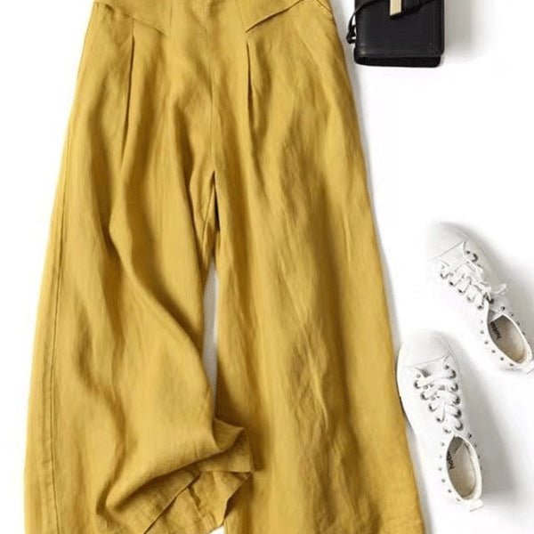 Leah - Pantalon Large Sans Effort