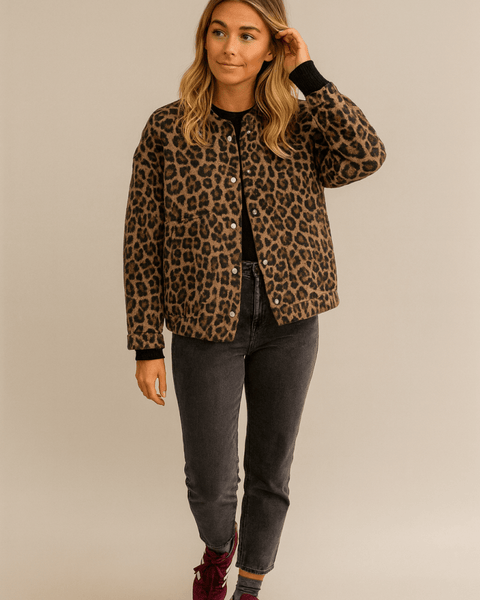CHARLENE | VESTE EN LÉOPARD
