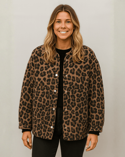 CHARLENE | VESTE LEOPARD