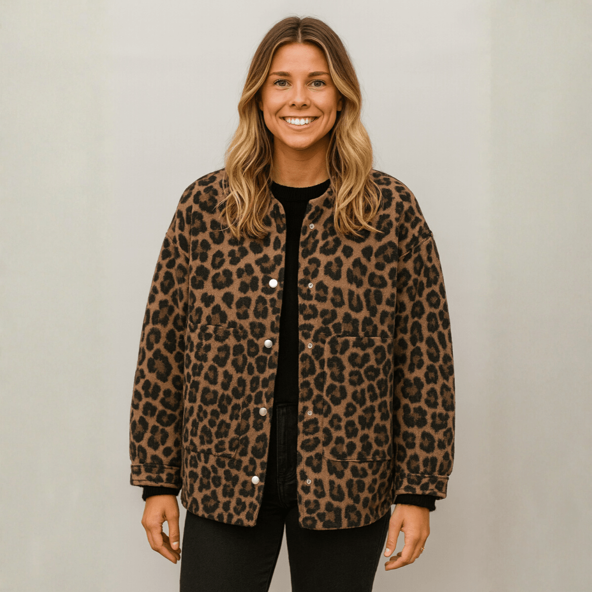 CHARLENE | VESTE EN LÉOPARD