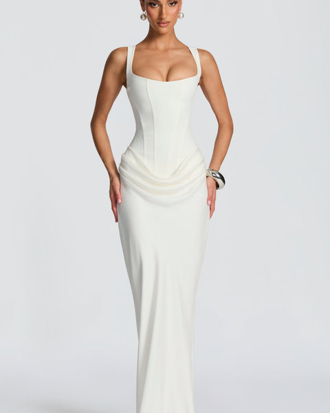 Cornelia Maxi Dress - Ivory