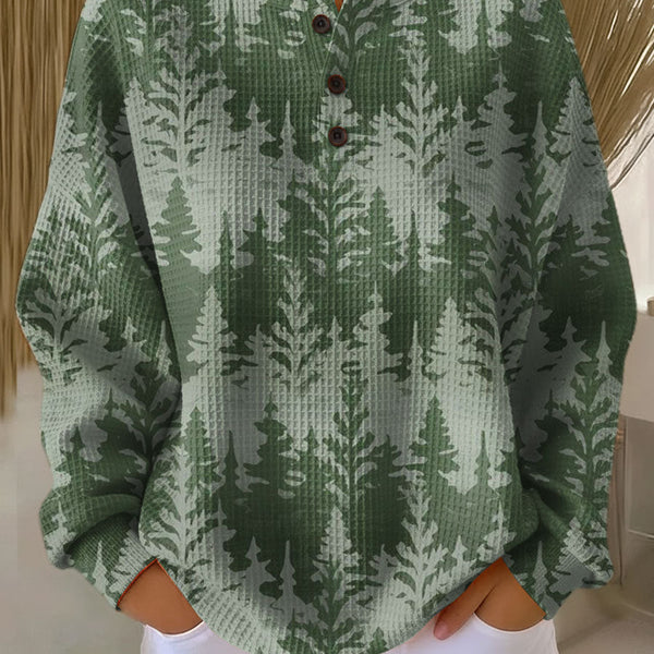 Inga™ - Pull en tricot de Noël avec design d'arbre classique
