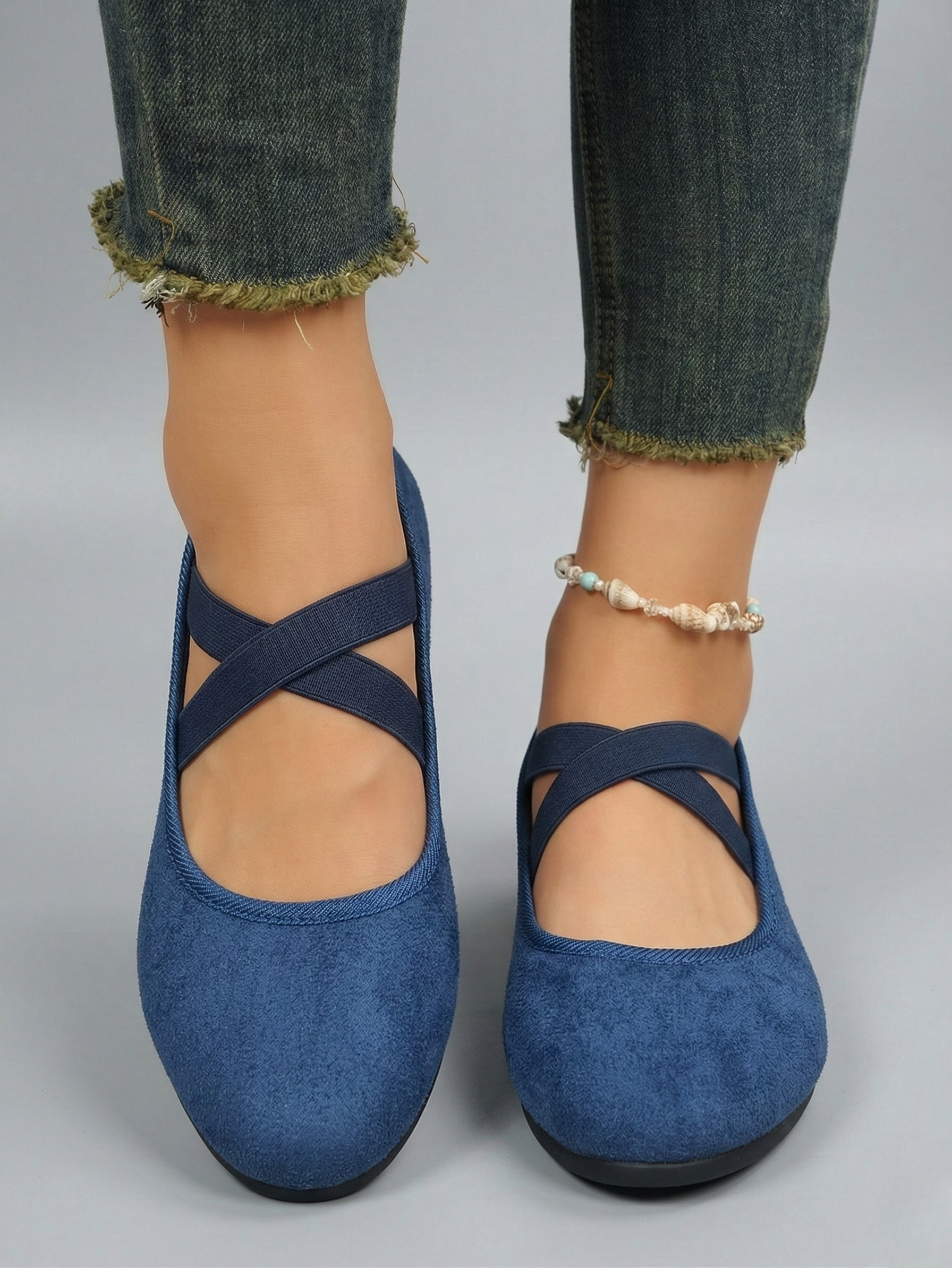 Calerinne | Closed Wedge Ballerina Shoes