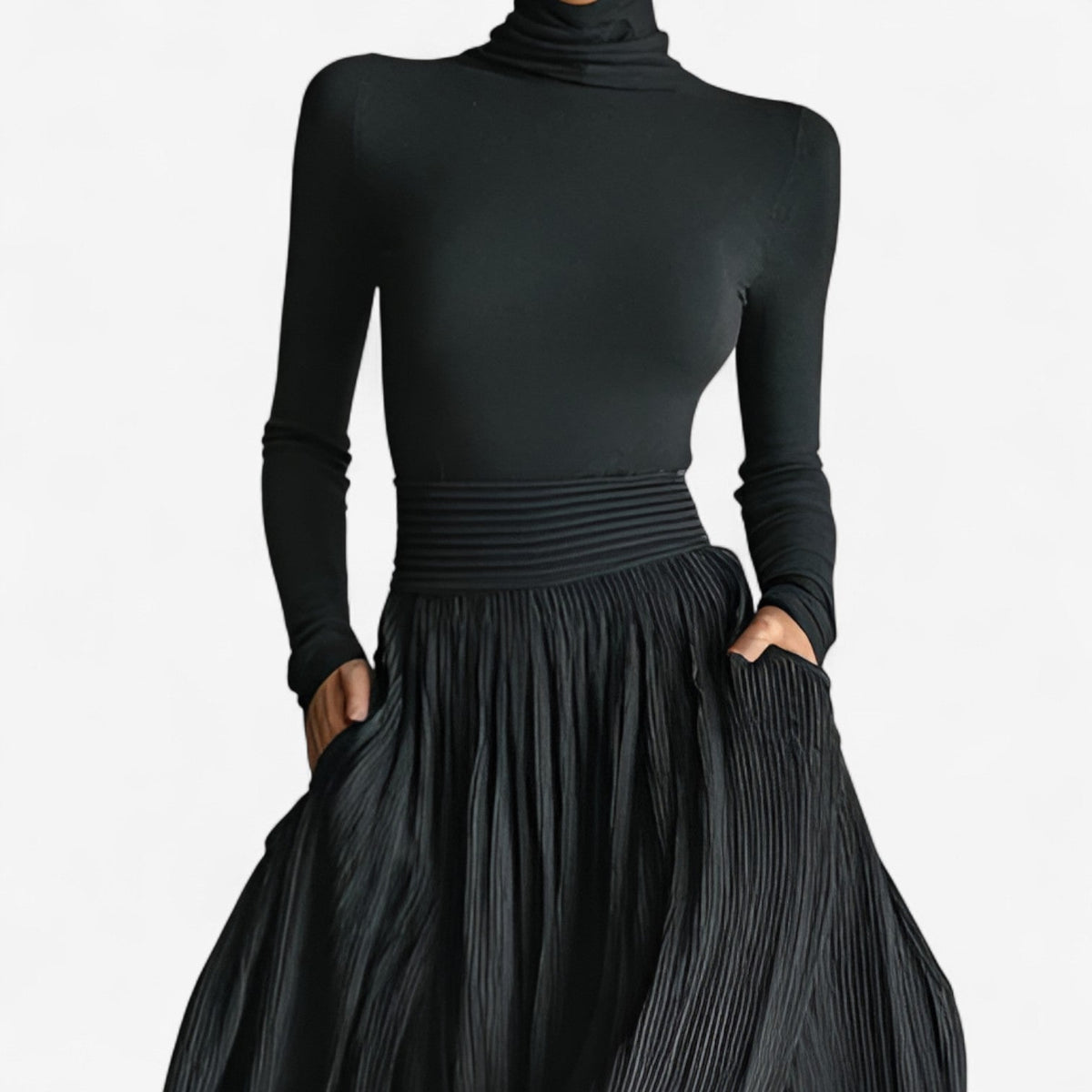 Jupe Maxi Taille Haute Aline™