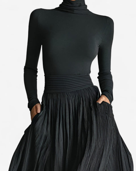 Aline™ Jupe Maxi Taille Haute