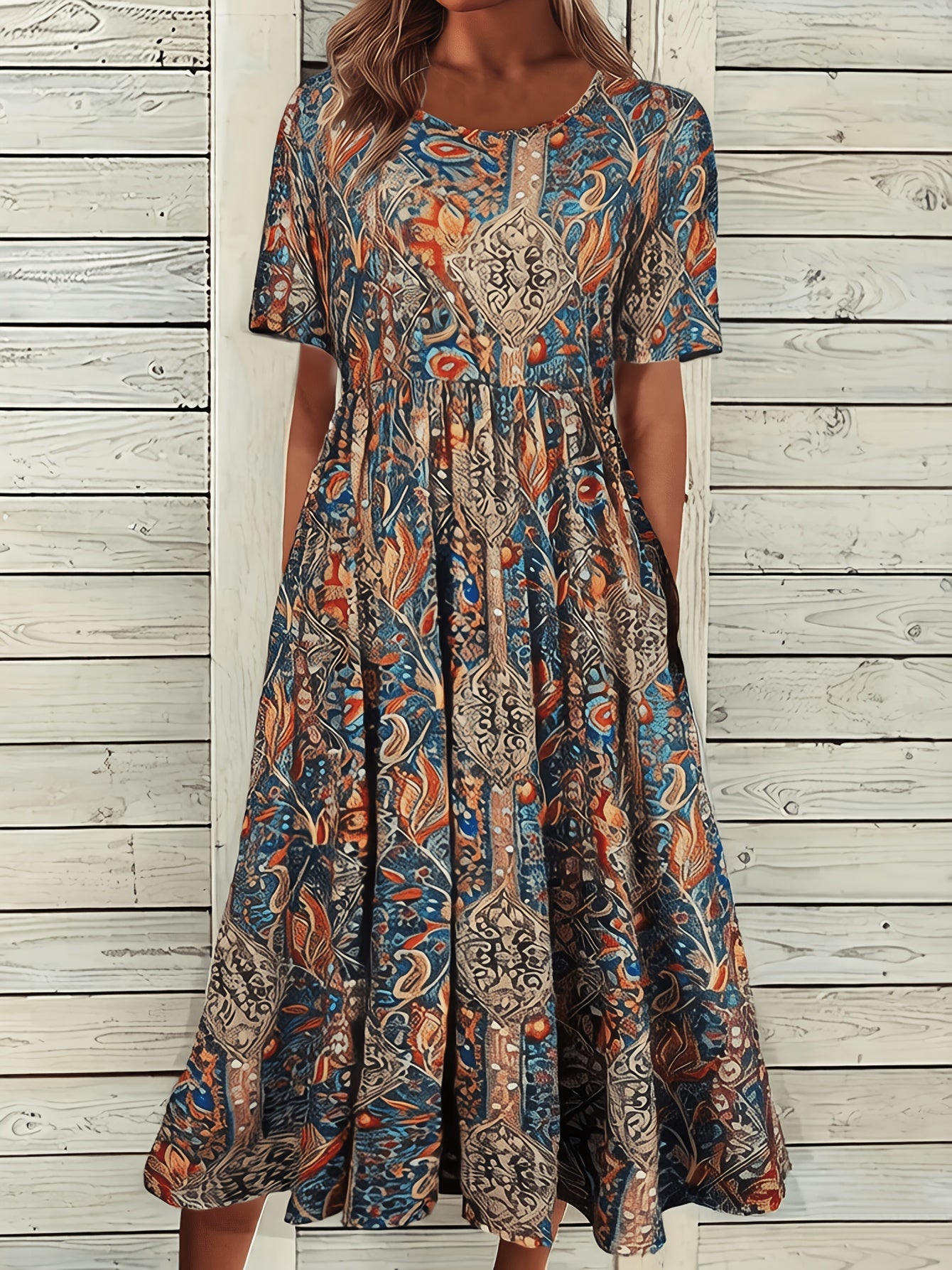 Evelyn | Elegant Bohemian Maxi Dress