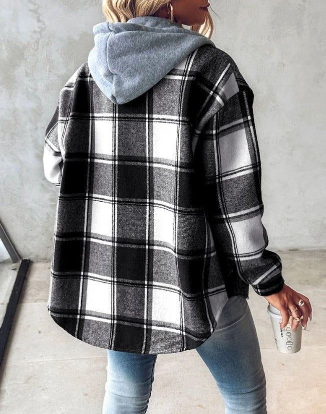 Jasmin Élégant | Veste Bloquée pour un Style Unique