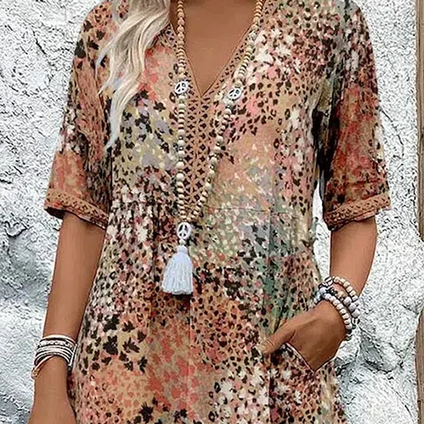 Robe Midi Rosalind Bloom