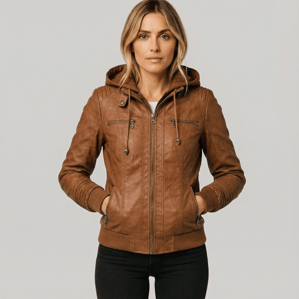 DUPONT | VESTE EN CUIR ÉLÉGANTE