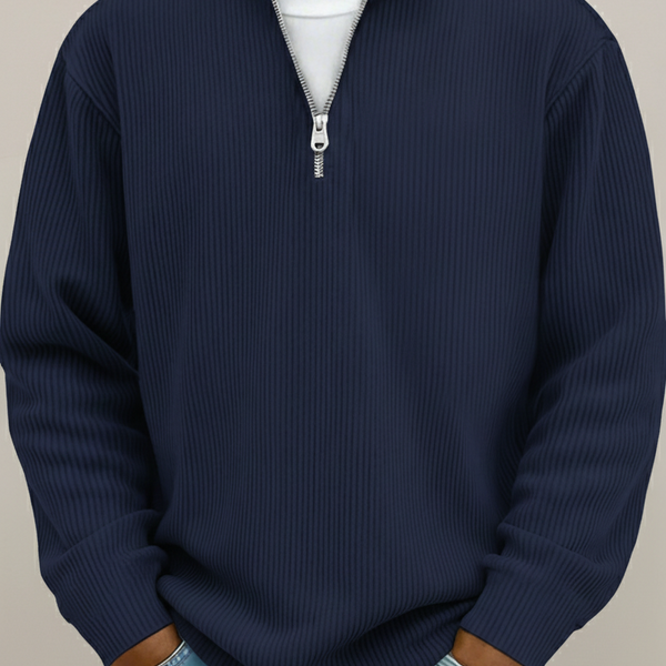 VALENCE | PULL ZIPPÉ CHALEUR LÉGÈRE POUR HOMMES