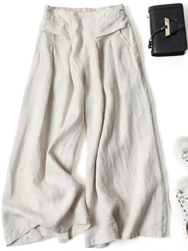 Leah - Pantalon Large Sans Effort