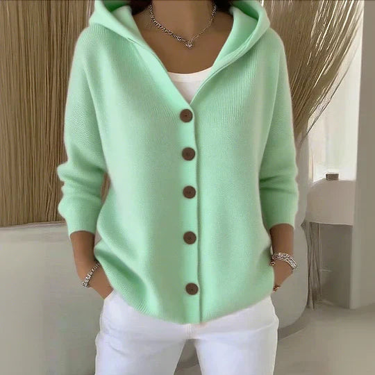 Isabell | Cardigan Long à Manches Longues Confortable
