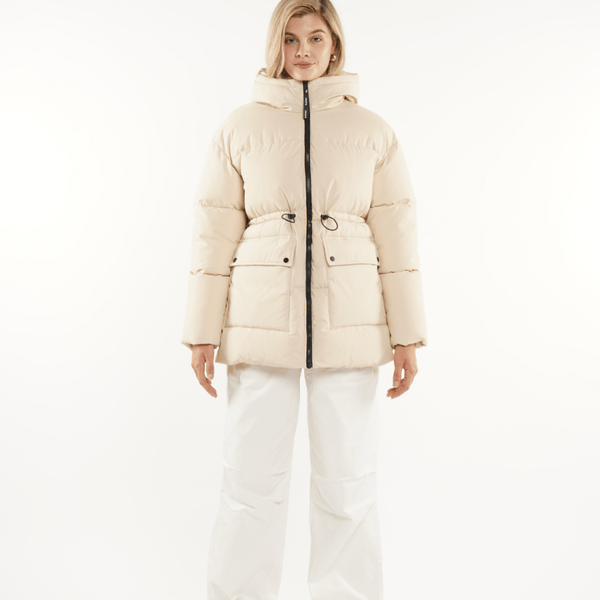 EVA | VESTE PUFFER À CAPUCHE IMPERMÉABLE