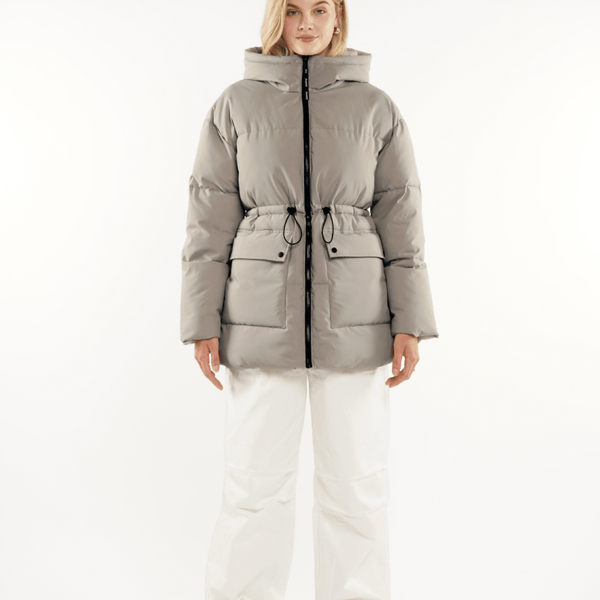 EVA | VESTE PUFFER À CAPUCHE IMPERMÉABLE