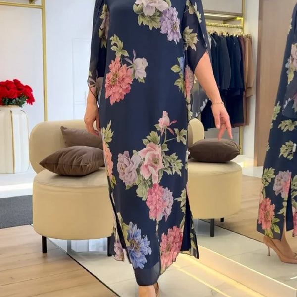 Yael – Robe Maxi à Motif Floral