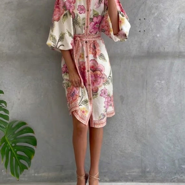 Clara Printed Dress