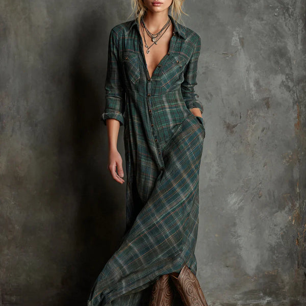 Belmont Row™ | Robe Chemise À Carreaux Classique