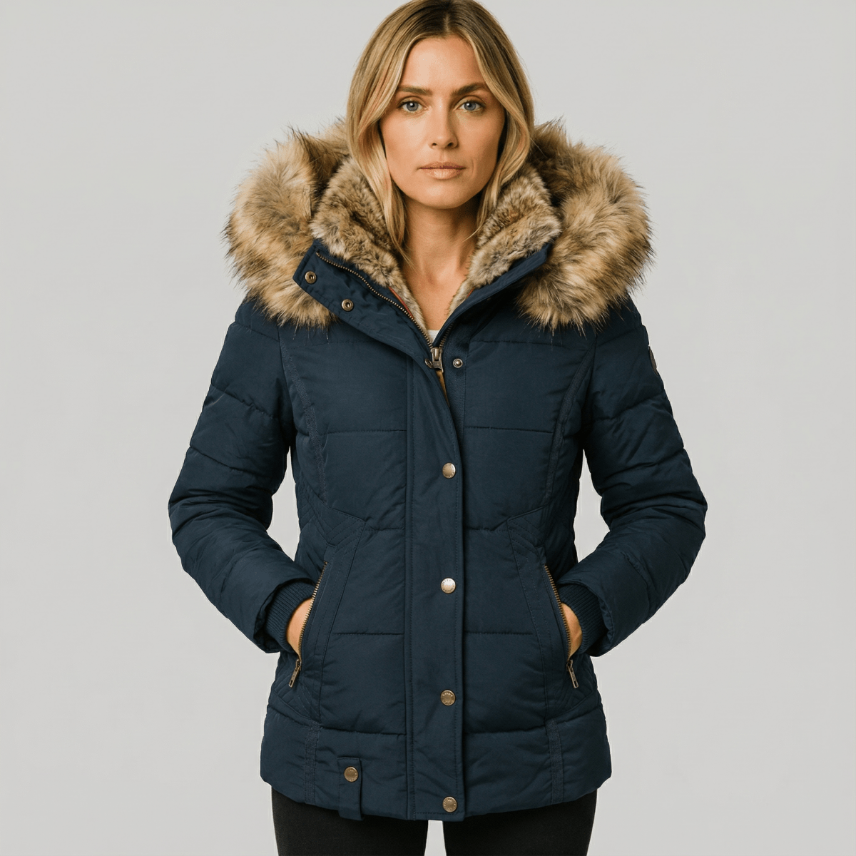 GRACE | VESTE EN FOURRURE D'HIVER CHAUDE ET CONFORTABLE