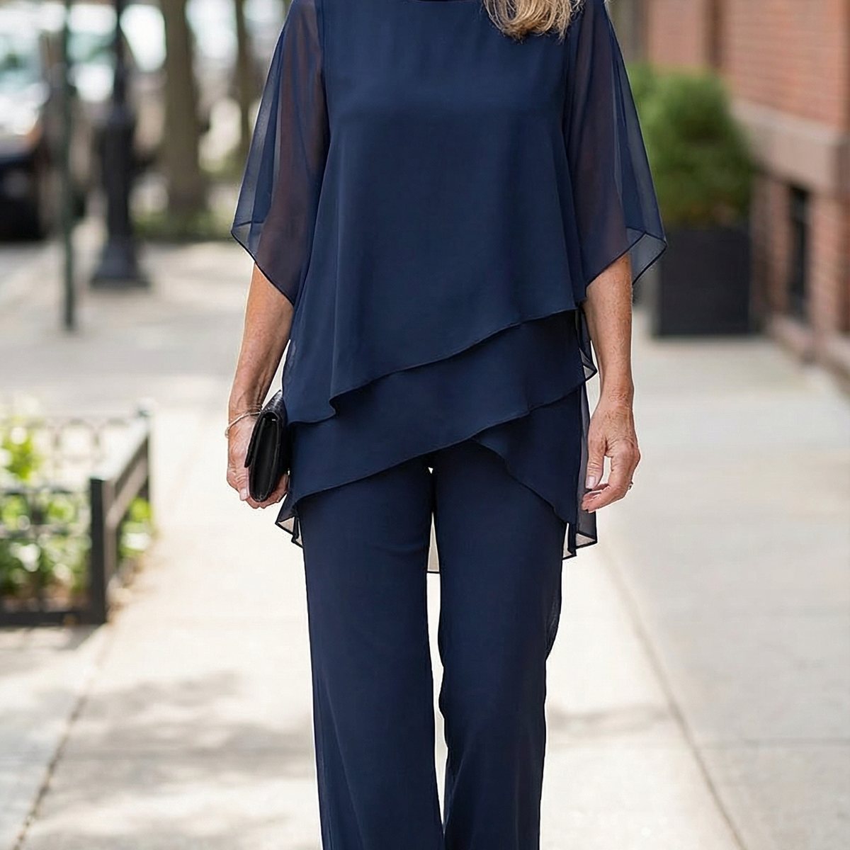 Valerie - Soft Drape Two-Piece Set – Effortless Polish, All-Day Comfort