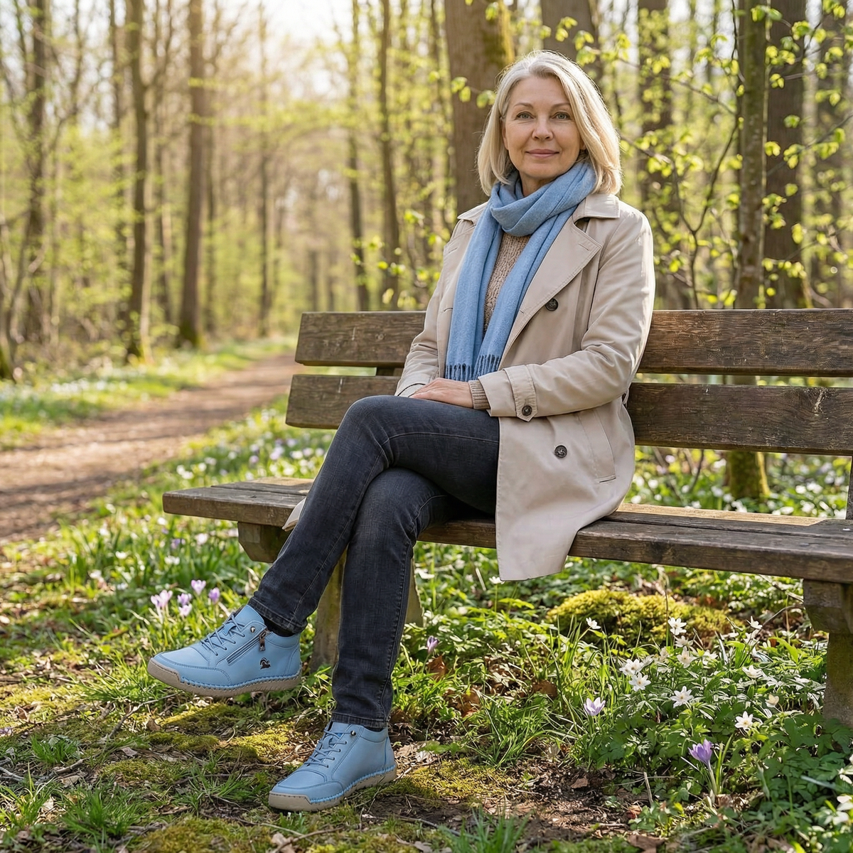 Mila – Comfortable Orthopaedic Sneakers + Zip
