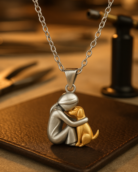 Hug Pendant Necklace
