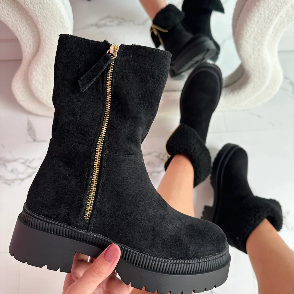 Missa | Bottes Zippées Confortables