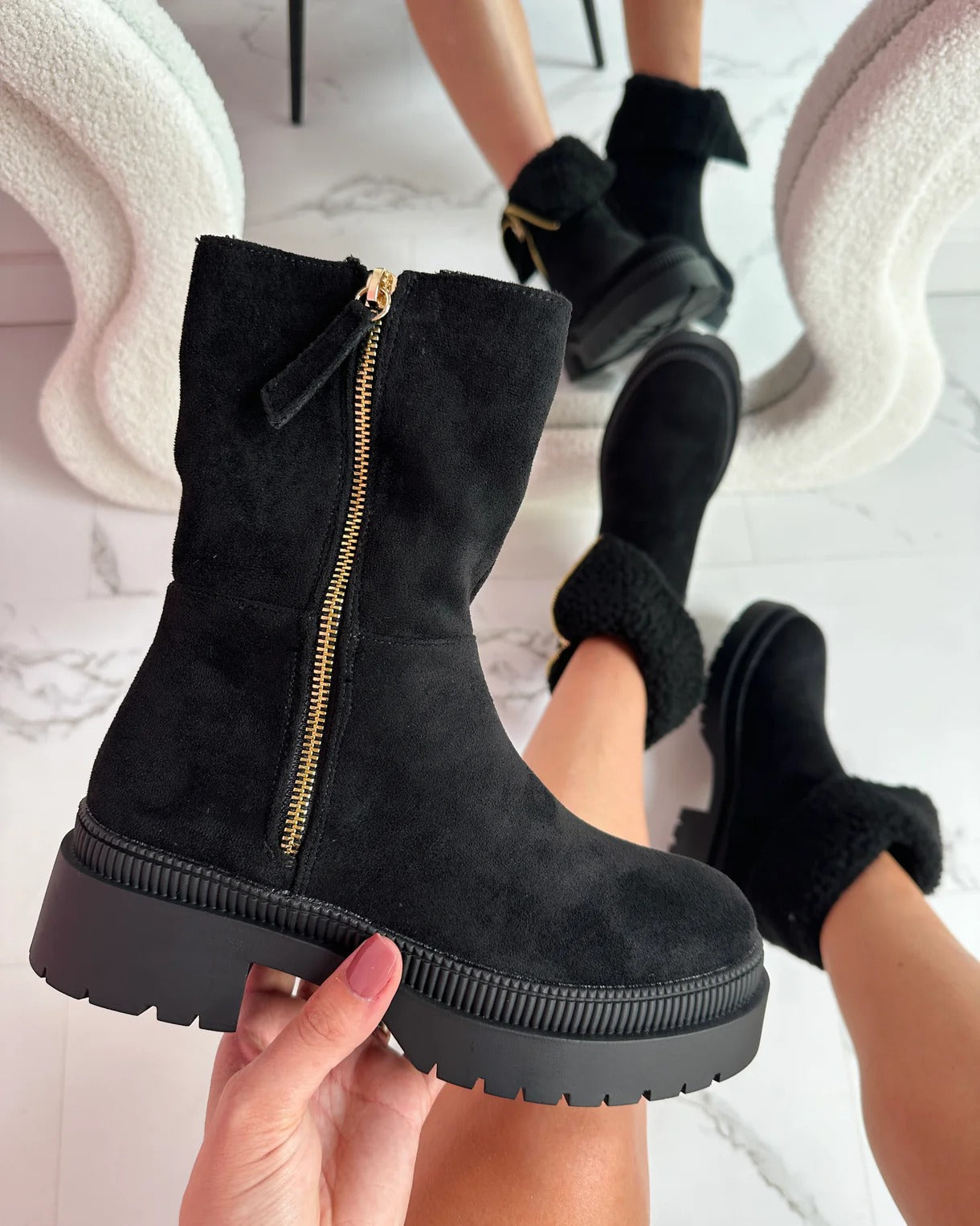 Missa | Bottines Zippées Confortables