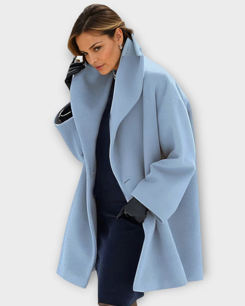 Emma - Manteau en Laine Coupe-Vent Premium