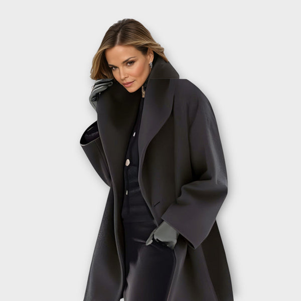 Emma - Manteau en Laine Coupe-Vent Premium