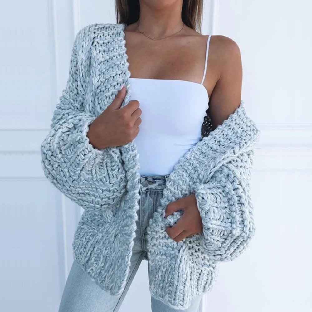 Everlee | Cardigan Relaxed en Tricot Épais