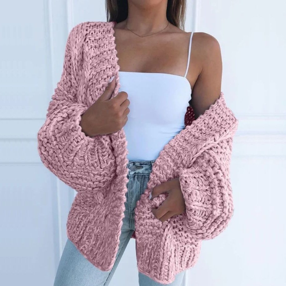 Everlee | Cardigan Relaxed en Tricot Épais