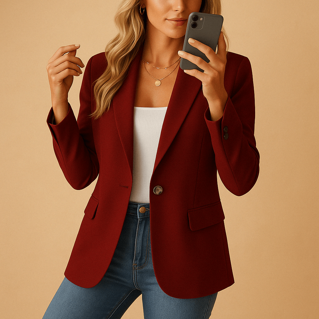 LENA | BLAZER ÉLASTIQUE SUR MESURE