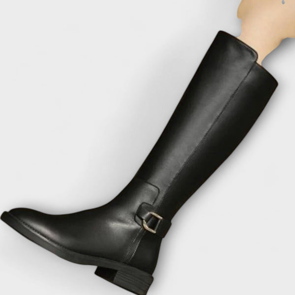 Mira - Bottes en Cuir Hautes jusqu'aux Genoux