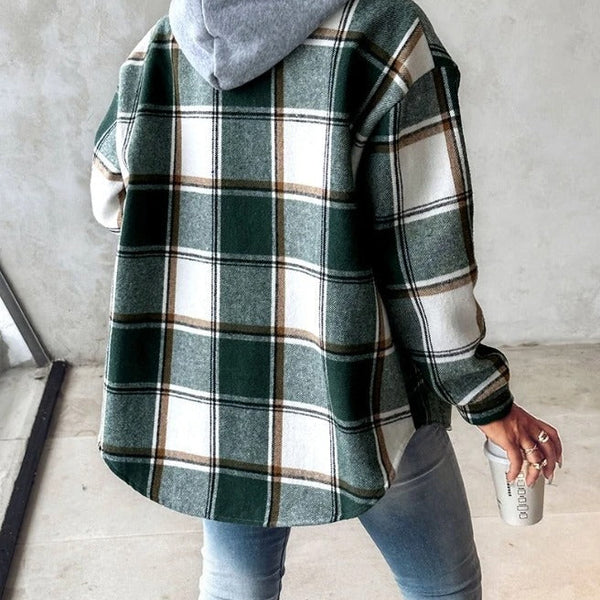Jasmin Élégant | Veste Bloquée pour un Style Unique