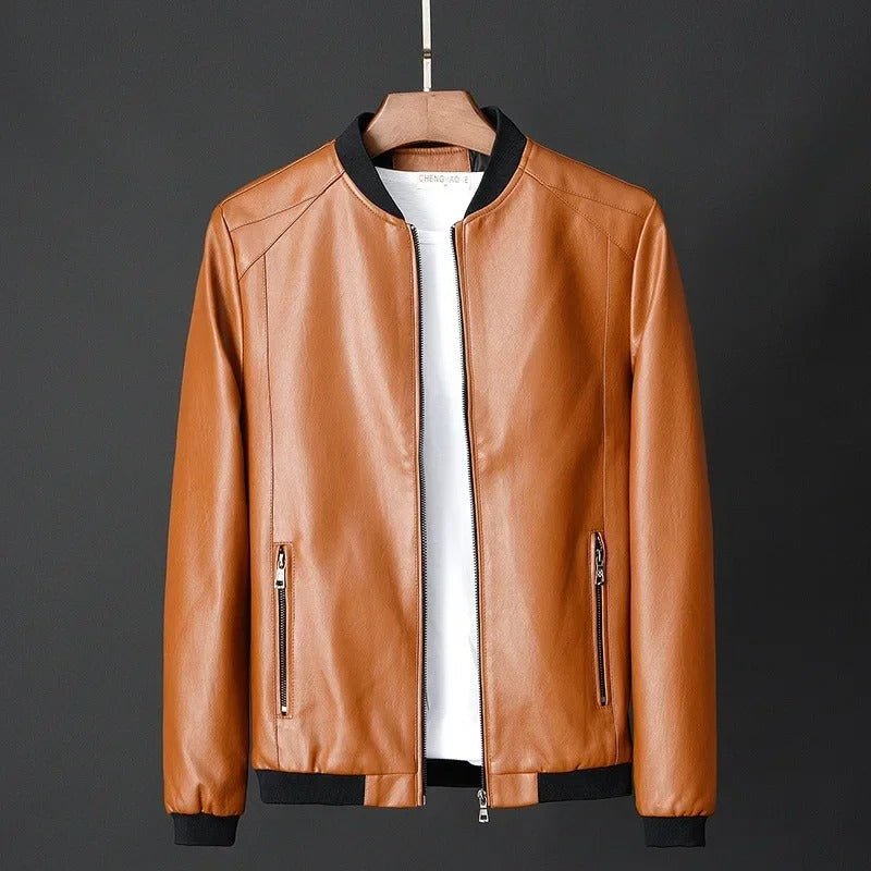 Veste de Motard en Cuir