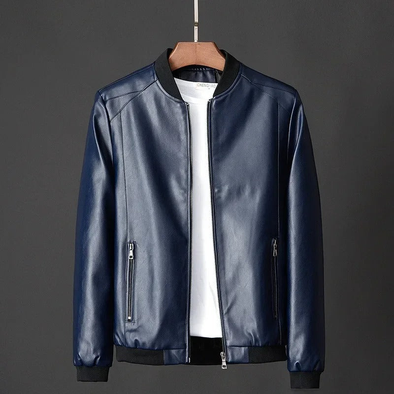 Veste de Motard en Cuir