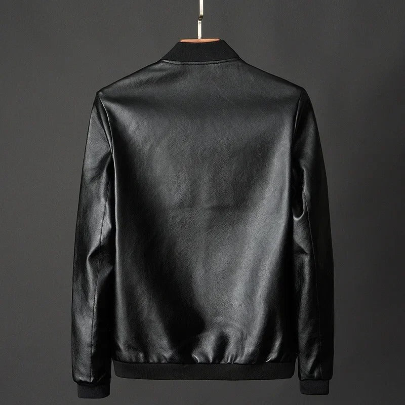Veste de Motard en Cuir