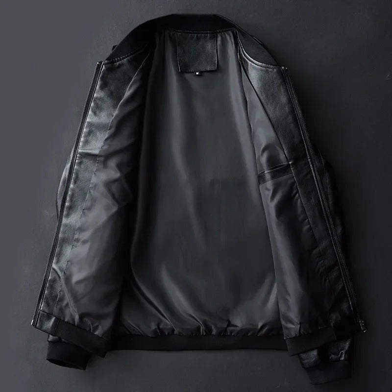 Veste de Motard en Cuir