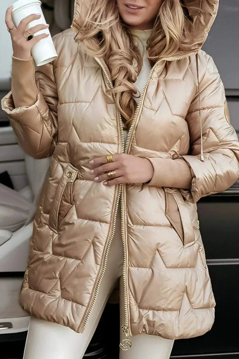 MARGA | VESTE LONGUE QUILTÉE CHAUDE