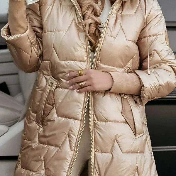 MARGA | VESTE LONGUE QUILTÉE CHAUDE