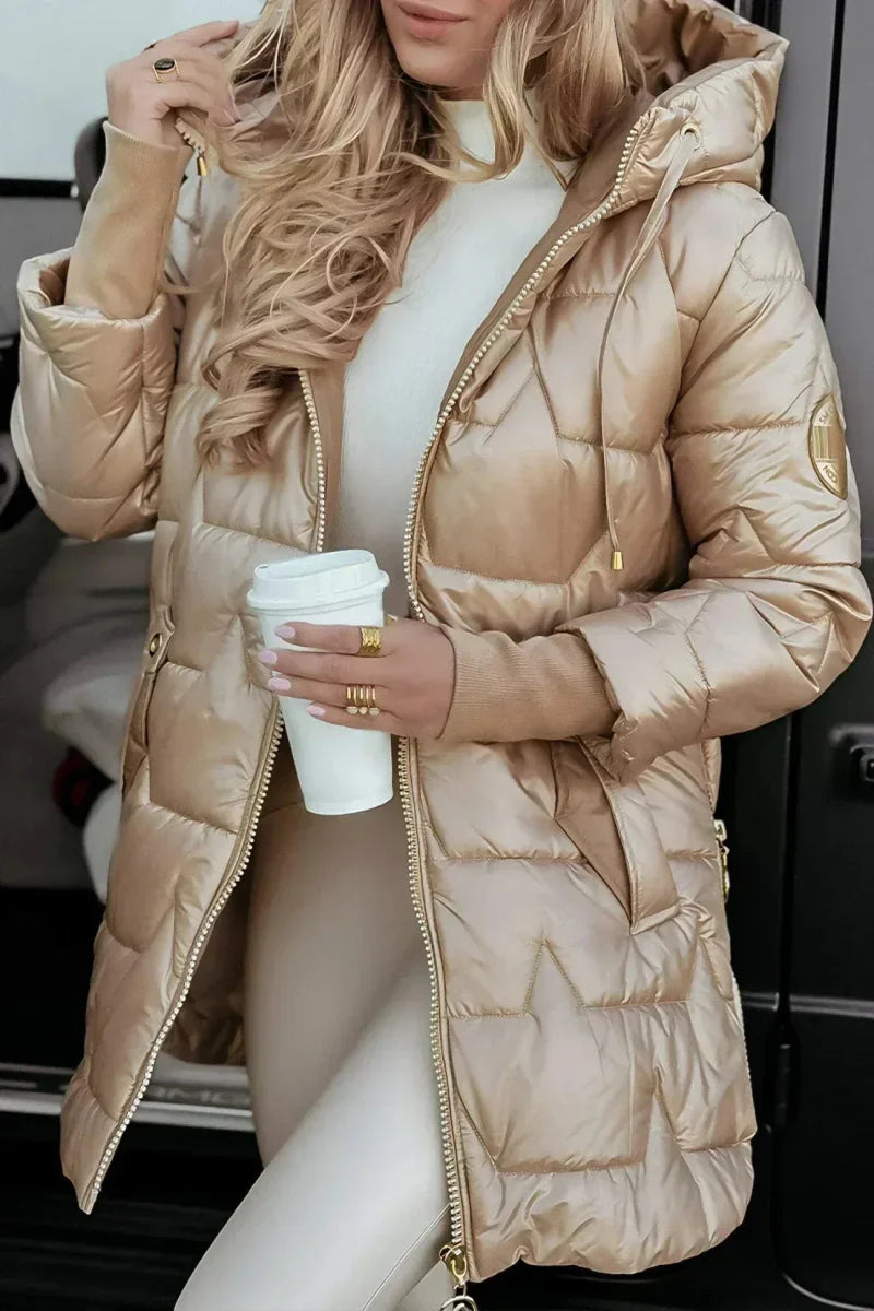 MARGA | VESTE LONGUE QUILTÉE CHAUDE