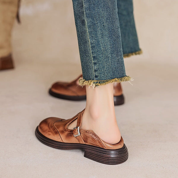 Risla Cuir Mary Janes