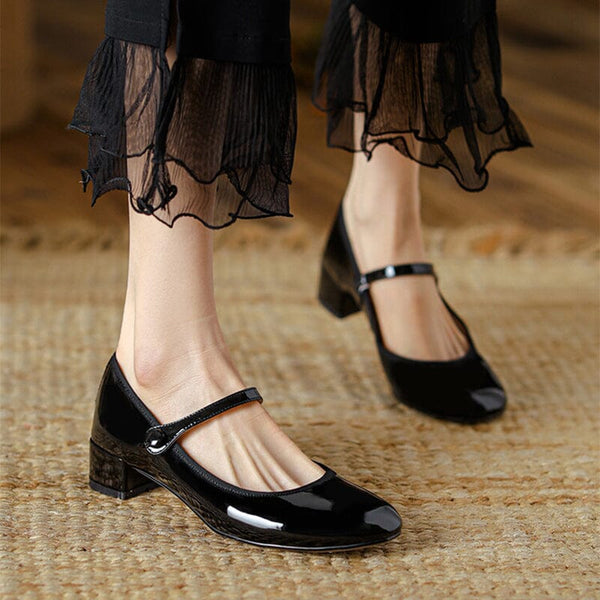 Livy | Mary Janes en cuir