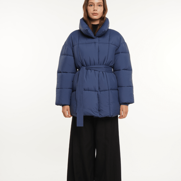 NOVA | VESTE PUFFER CEINTURÉE MI-LONGUE