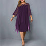 Kirsty | Robe Midi Chic Grande Taille Pour Femmes Modernes