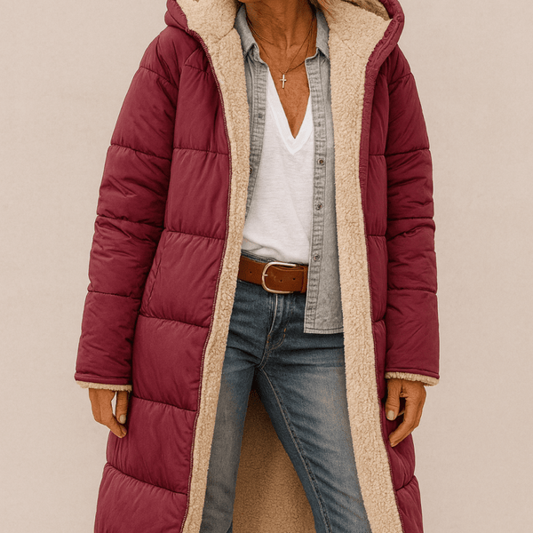SASHA | MANTEAU RÉVERSIBLE DOUX